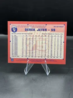 2026 Topps Series 1 Derek Jeter #T91-30 Crackle Foil Parallel New York Yankees - Image 2