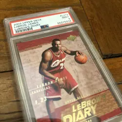 LeBron James 2003 Upper Deck Lebron's Diary RC Rookie #lj13 PSA 9 Mint 🔥📈 - Image 2