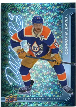 2024-25 Upper Deck Series 1 Dazzlers Blue Connor McDavid #DZ-10 - Image 1