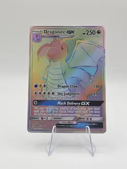 Dragonite GX Full Art Holo Secret Rare 248/236 Sm-Unified Minds Heavy Play HP - Image 1
