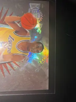1997-98 KOBE BRYANT Skybox Metal Universe Planet Metal Foil #3 Lakers Card - Image 5