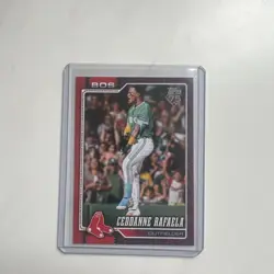 Ceddanne Rafaela 2026 Topps Series 1 #101 Team Color Border Variation SP Red Sox - Image 3