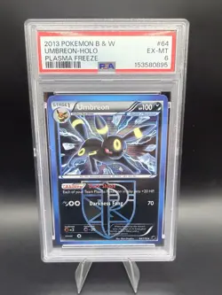 Umbreon (Team Plasma) 64/116 Plasma Freeze Holo PSA 6 - Image 1