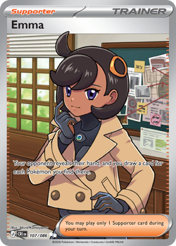Emma Pokemon TCG Chaos Rising 107/086 Ultra Rare NM - Image 1