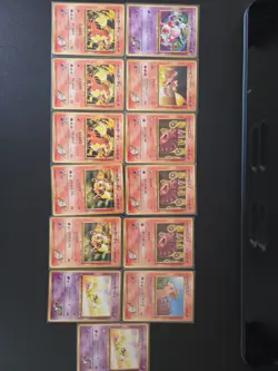 Lot Of 25 Japanese Vintage Gym Leader Pokemon Cards NM - LP - Image 2