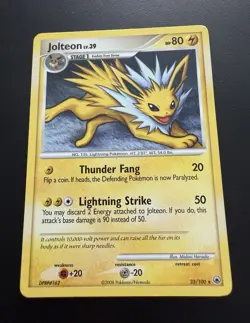 Jolteon 23/100 Pokemon Card Rare Majestic Dawn - Image 1