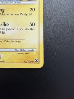 Jolteon 23/100 Pokemon Card Rare Majestic Dawn - Image 5