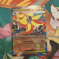 1x Mega Pyroar ex 015/086 - Chaos Rising - Double Rare - Pokemon Card - Image 1