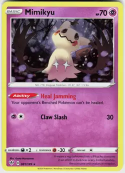 MIMIKYU (COSMOS HOLO) 081/189 MISCELLANEOUS CARDS & PRODUCTS LP / A102-2 - Image 1