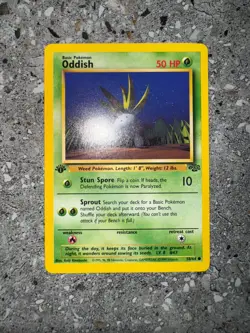 Pokemon TCG Cards 1st Edition Oddish 58/64 Jungle NM - Image 3