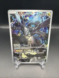 Pokemon TCG N's Zekrom Promo 031/MEP Full Art Holo English Card - Image 1