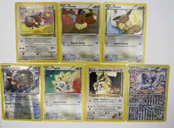 Pokemon Card Lot – Eevee, Togepi, Lopunny, Cinccino - Image 1