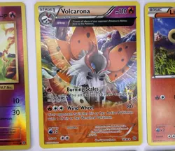 Pokemon Fire-Type Card Lot – Charmander, Charmeleon, Salazzle GX, Volcarona - Image 3