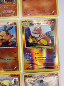 Pokemon Fire-Type Card Lot – Charmander, Charmeleon, Salazzle GX, Volcarona - Image 5