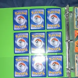 Pokemon TCG 117-Card Lot EX Full Art Holo/Foil + Topps Charizard Binder Pages - Image 2