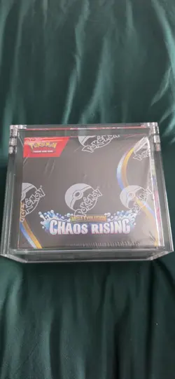 Pokemon TCG Chaos Rising Booster Box (36 Packs) -NEW & SEALED With Acrylic Case - Image 1