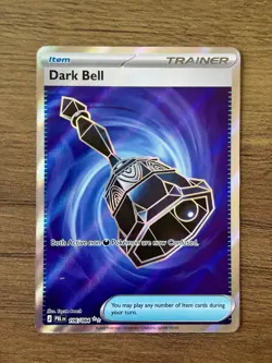 Dark Bell 106/084 Ultra Rare Full Art Pitch Black Pokemon TCG NM - Image 1