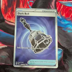 Dark Bell 106/084 Ultra Rare Full Art Pitch Black Pokemon TCG NM - Image 1