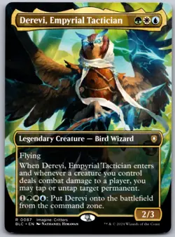 Derevi, Empyrial Tactician (Borderless) 87 Commander: Bloomburrow MTG NM - Image 1