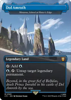 MTG Dol Amroth Minamo, School at Water's Edge LOTR LTC #369 Non-Foil NM - Image 1