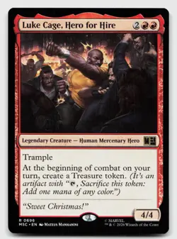 Luke Cage, Hero for Hire 696 Commander: Marvel Super Heroes MTG NM - Image 1