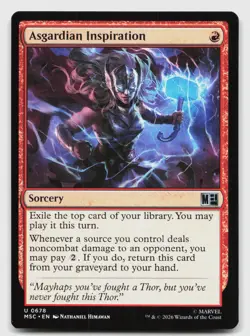 Asgardian Inspiration 678 Commander: Marvel Super Heroes Magic: The Gathering NM - Image 1