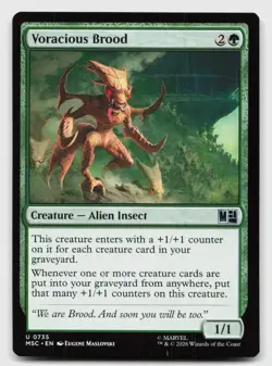 Voracious Brood 735 Commander: Marvel Super Heroes Magic: The Gathering NM - Image 1