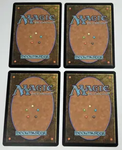 MTG Scourge SIEGE-GANG COMMANDER x4 *Light-Play *playset *old frame/1st printing - Image 2