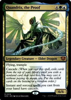 MTG Quandrix, the Proof NM M 218 Secrets of Strixhaven - Image 1