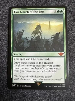 Last March of the Ents - MTG LTR M 0172 Regular NM - Image 1
