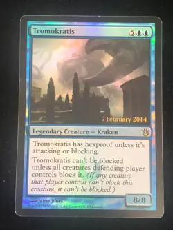 Tromokratis MTG Born of the Gods 55/249 Rare Lauch Promo Foil NM/VLP - Image 1