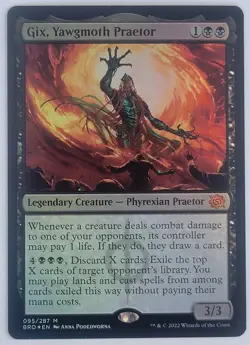 Gix, Yawgmoth Praetor (Foil) - The Brothers' War - NM/M - BRO 095/287 - MTG - Image 1
