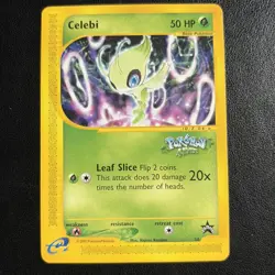 Pokemon Celebi Promo 2002 50 English Promo HP50 Basic Rare READ regarding seal - Image 1