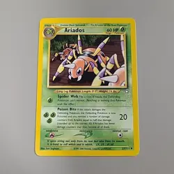 Pokemon TCG Ariados Neo Genesis 27/111 Regular Unlimited Uncommon WOTC - Image 1