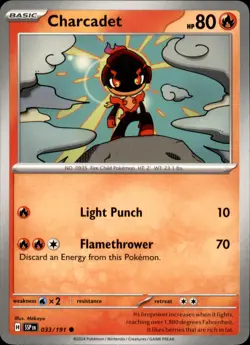 Charcadet 033/191 Pokemon Surging Sparks Common NM - Image 1