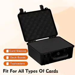 Toploaders Card Case Holder Deck Box Organizer Trading Card Storage Box black - Image 5