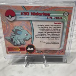 Topps Topps Chrome Nidorina #30 TV Animation Edition Foil Pokemon Card English - Image 2