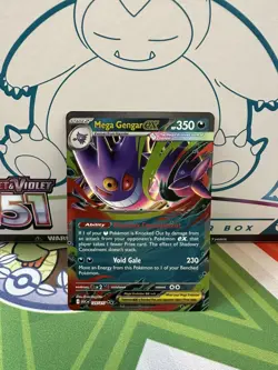 Mega Gengar EX 125/217 Pokemon 2026 Ascended Heroes Double Rare Card NM - Image 1