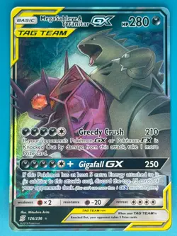 Pokemon - Mega Sableye & Tyranitar GX (126/236) (Tag Team) *Near Mint - NM* - Image 1