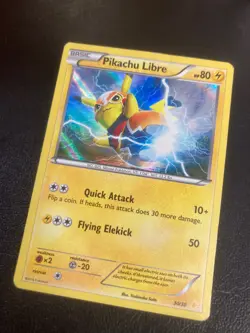 Pikachu Libre (30 30/30 Holo XY Trainer Kit: Pikachu Libre & Suicune Pokemon DMG - Image 2