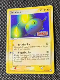 Played (MP) Chinchou - Reverse Holo #49 Power Keepers Pokemon TCG - Image 3