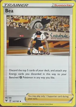 Bea - 147/185 - Vivid Voltage Pokemon 2020 - Image 1
