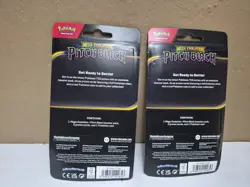 ×2 Pokemon TCG: Pitch Black Premium Checklane Booster Blister Packs Gengar Promo - Image 2