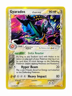 Pokemon TCG Gyarados (Delta Species) 8/110 Holo Rare Holon Phantoms - Image 1