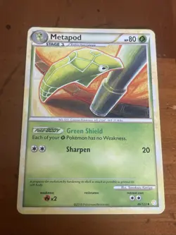 Metapod 46/123 HeartGold & SoulSilver (MP) Pokemon TCG - Image 1