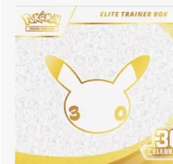 Presale Pokemon 30th Anniversary Celebration ETB Elite Trainer Box Ships 9/16/26 - Image 1