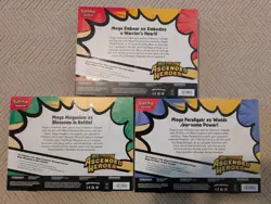 Pokemon TCG Ascended Heroes Mega ex Box Set of 3 - Meganium Emboar Feraligatr - Image 2