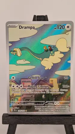 Pokemon TCG Illustration Rare Holo Drampa Temporal Forces 184/162 Mint/Near Mint - Image 1