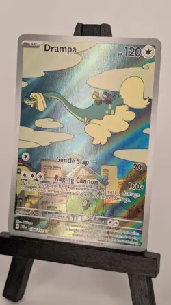Pokemon TCG Illustration Rare Holo Drampa Temporal Forces 184/162 Mint/Near Mint - Image 2