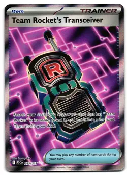 Team Rocket's Transceiver 263/217 - 🌊 Ascended Heroes Pokemon TCG 🖤 - M/LP - Image 1